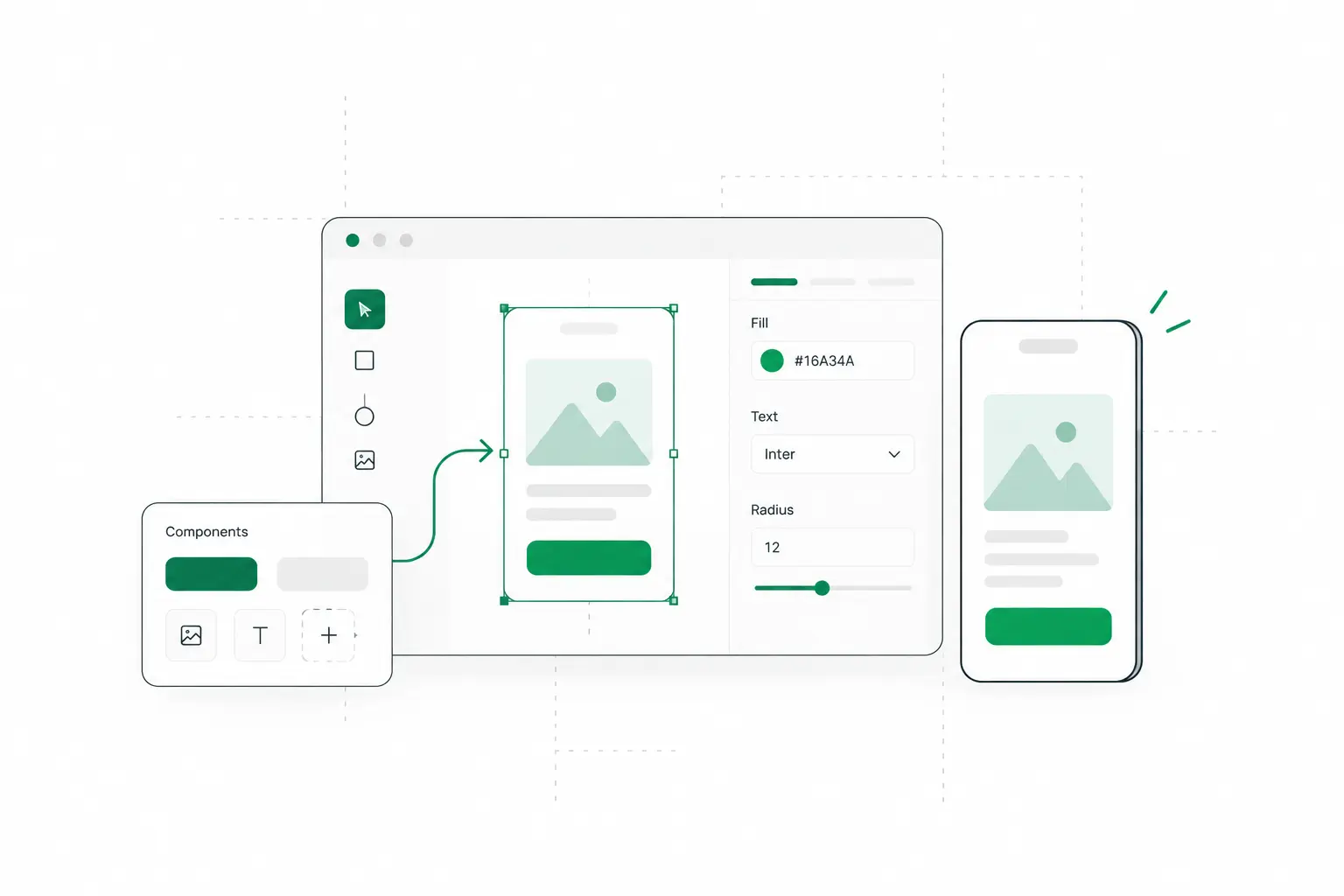 Design step illustration